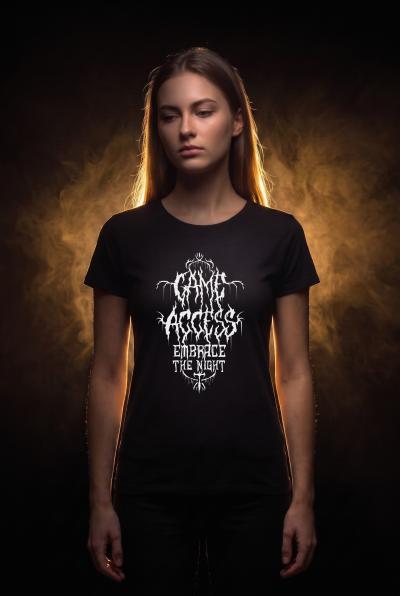 Game Access Women's T-shirt – Embrace the Night